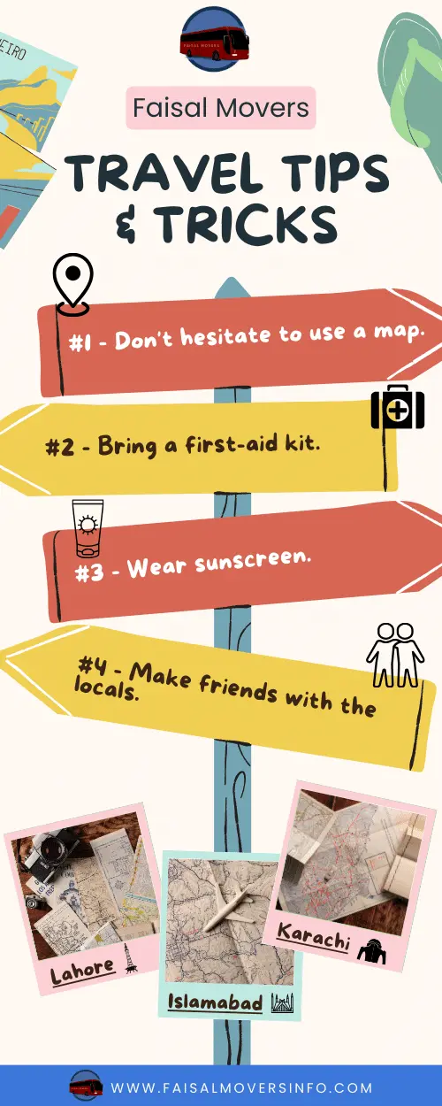 travel tips and tricks infographic