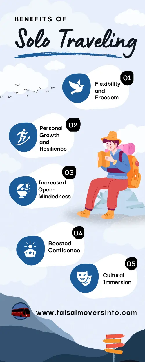 infographic benefits of solo traveling