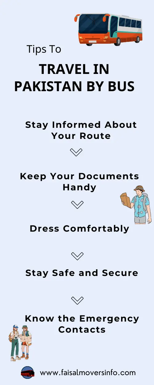 tips to travel in Pakistan infographic